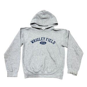GRAY WRIGLEY FIELD HOODIE SIZE S MLB BASEBALL CHICAGO WHITE SOX MENS